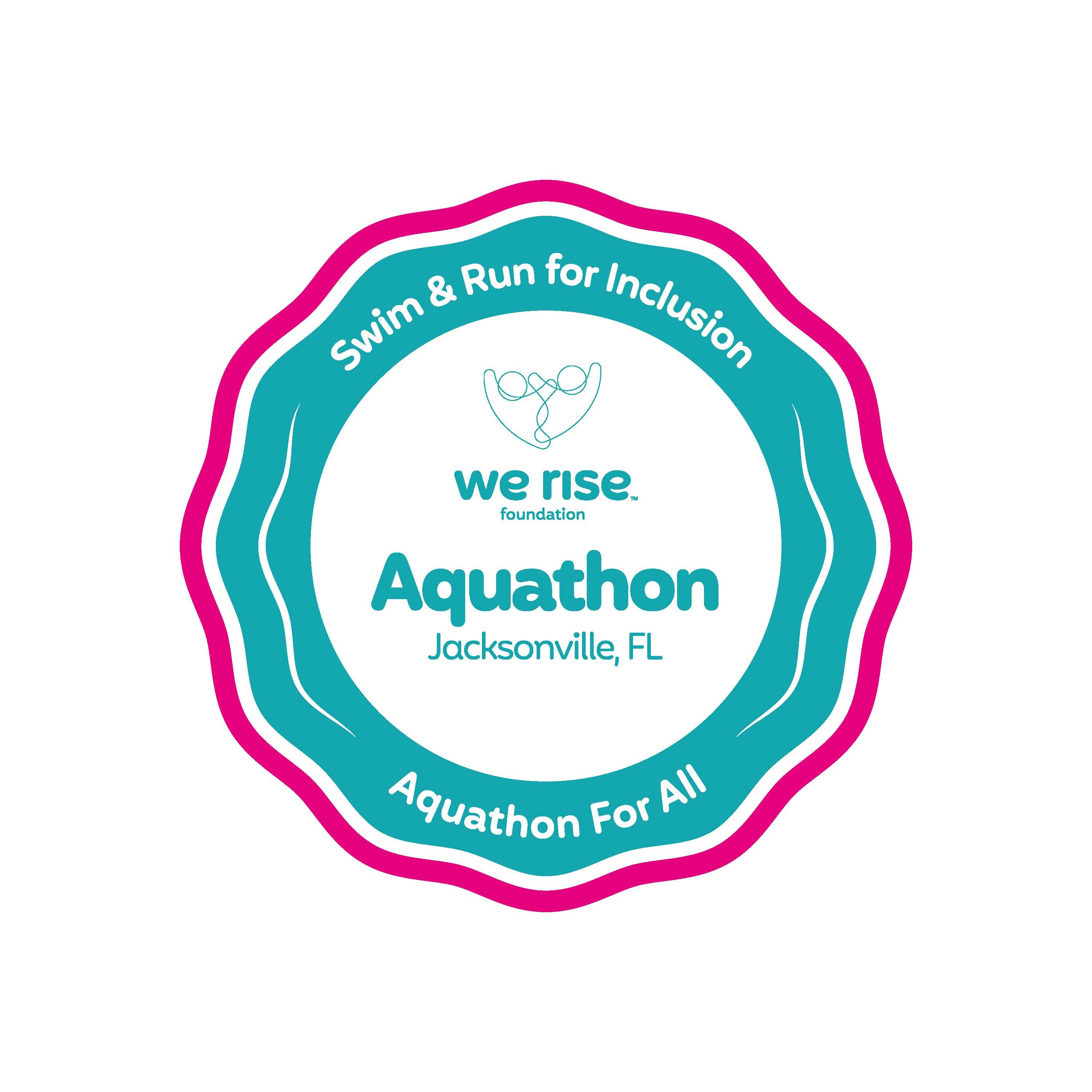 We Rise Aquathon For All 2026 - logo